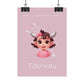 Poster Baby Girl ROSE - Taureau