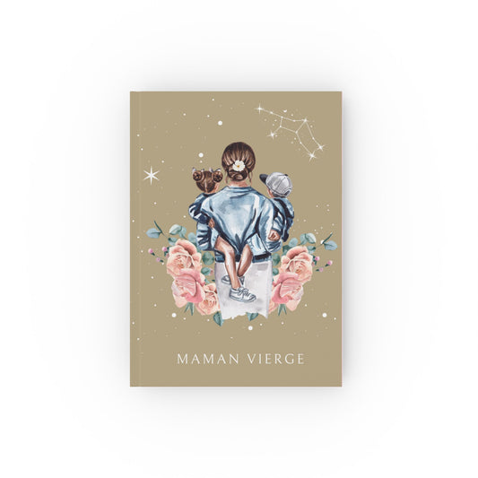 Carnet Maman Vierge avec son fils et sa fille