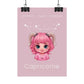 Poster Baby Girl ROSE - Capricorne