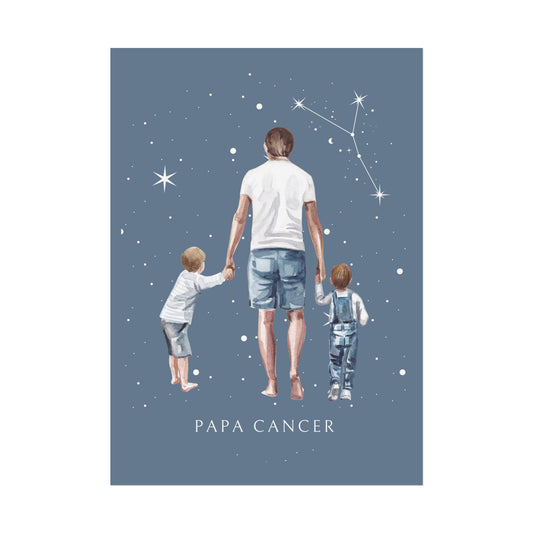 Poster Papa Cancer et ses fils