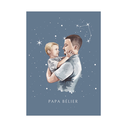 Poster Papa Bélier et son fils