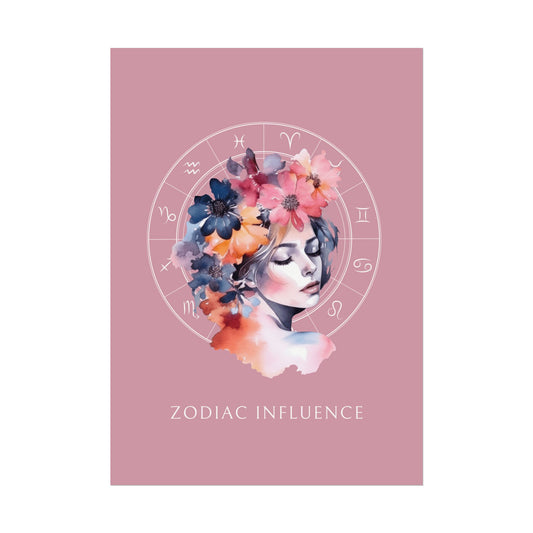 Poster Astrologique Zodiac Influence - Christine
