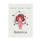 Poster Baby Girl BEIGE - Balance