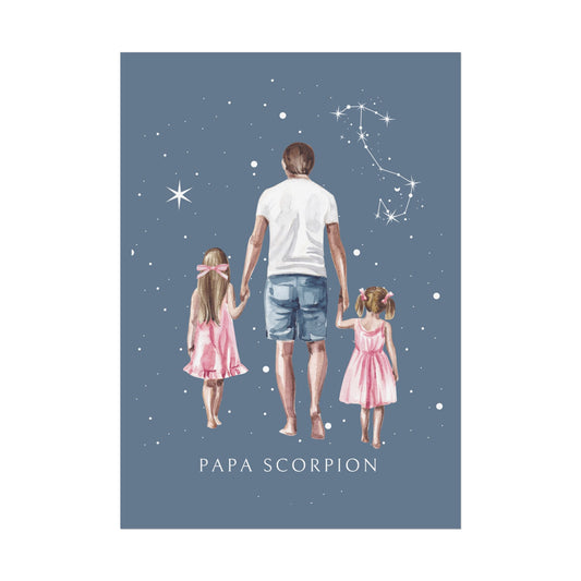 Poster Papa Scorpion et ses filles