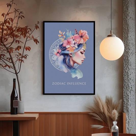 Poster Astrologique Zodiac Influence - Jasmine