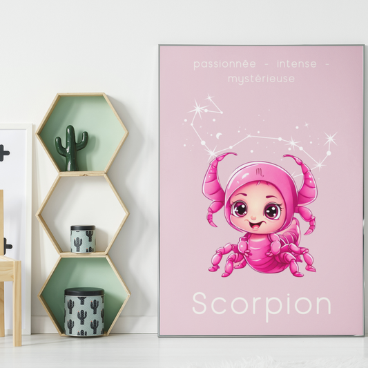 Poster Baby Girl ROSE - Scorpion