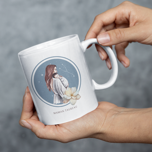 Mug Maman Taureau et son bébé garçon