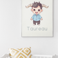 Poster Baby Boy BEIGE - Taureau