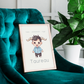 Poster Baby Boy BEIGE - Taureau