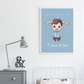 Poster Baby Boy BLEU - Taureau