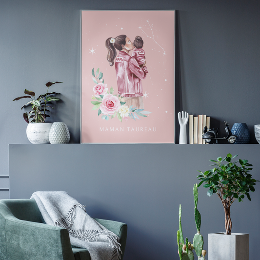 Poster Maman Taureau et sa fille