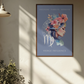 Poster Astrologique Vierge- "Jasmine, Femme Vierge"