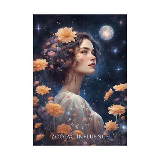 Poster Astrologique Zodiac Influence - Sophie