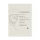 Poster Homme Poissons