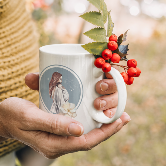 Mug Maman Gémeaux et son bébé garçon