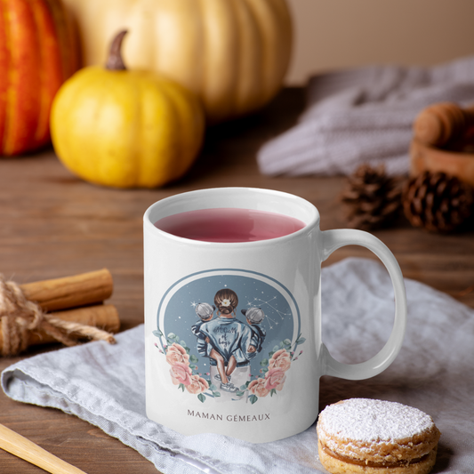 Mug Maman Gémeaux et ses fils
