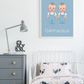 Poster Baby Boy BLEU - Gémeaux