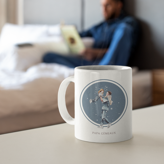 Mug Papa Gémeaux et sa fille