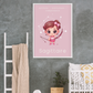Poster Baby Girl ROSE - Sagittaire