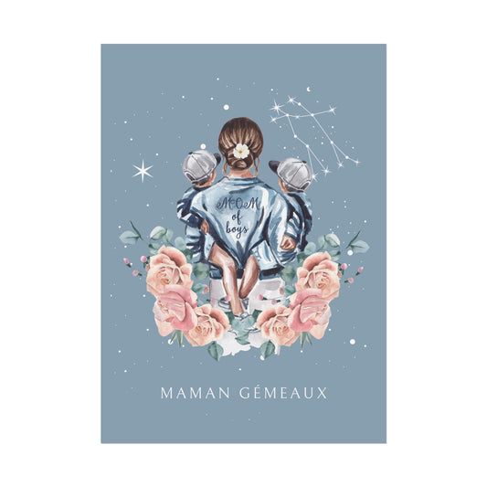 Poster Maman Gémeaux et ses fils