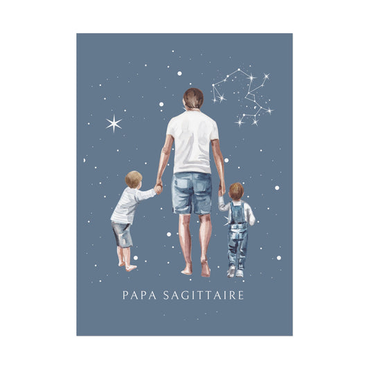 Poster Papa Sagittaire et ses fils