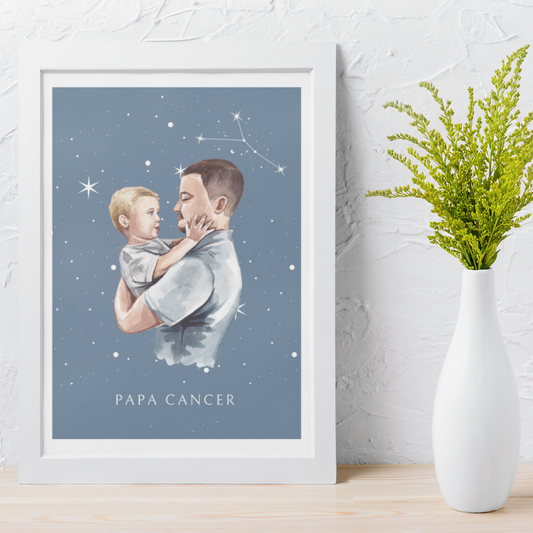 Poster Papa Cancer et son fils