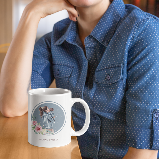 Mug Maman Cancer et son fils