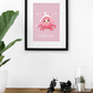 Poster Baby Girl ROSE - Cancer