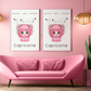 Poster Baby Girl BEIGE - Capricorne