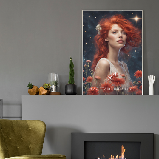 Poster Astrologique Sagittaire - Ruby, Femme Sagittaire