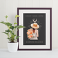 Poster Astrologique Scorpion - "Rose, Femme Scorpion"