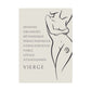 Poster Femme Vierge
