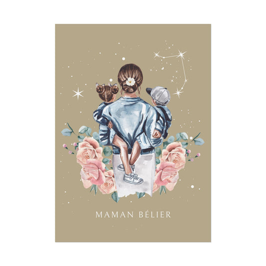 Poster Maman Bélier avec son fils et sa fille