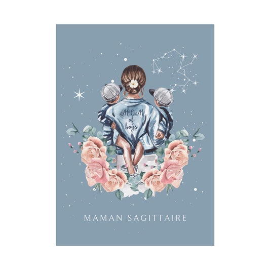 Poster Maman Sagittaire et ses fils
