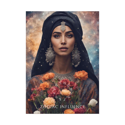 Poster Astrologique Zodiac Influence - Nawal