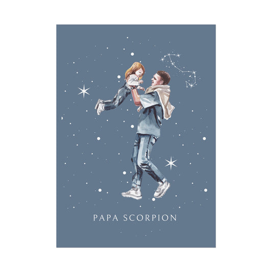 Poster Papa Scorpion et sa fille