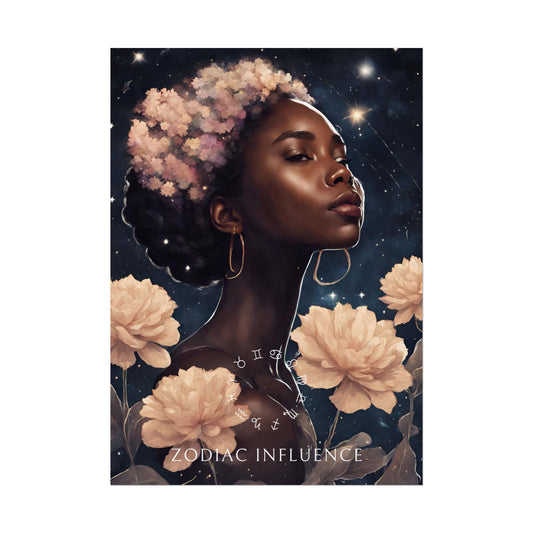 Poster Astrologique Zodiac Influence - Aria