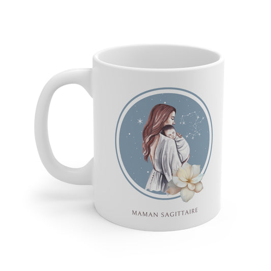 Mug Maman Sagittaire et son bébé garçon