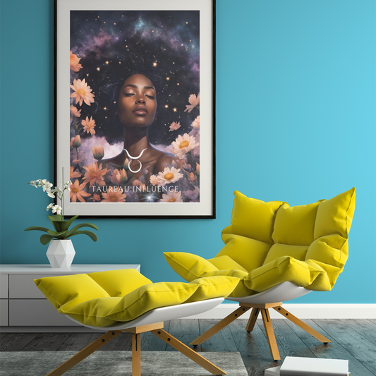 Poster Astrologique Taureau - Imani, Femme Taureau