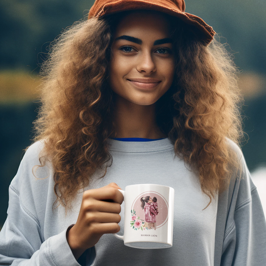 Mug Maman Lion et sa fille
