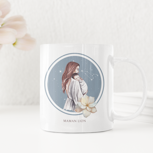 Mug Maman Lion et son bébé garçon