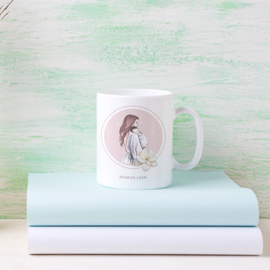 Mug Maman Lion et son bébé fille