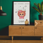 Poster Baby Girl BEIGE - Lion