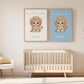 Poster Baby Boy BEIGE - Lion