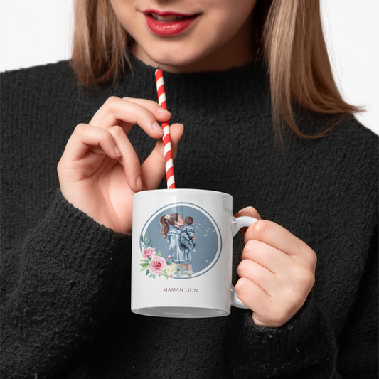 Mug Maman Lion et son fils