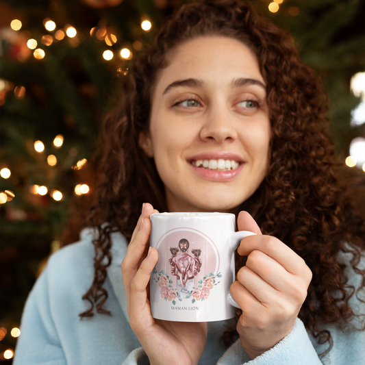 Mug Maman Lion et ses filles