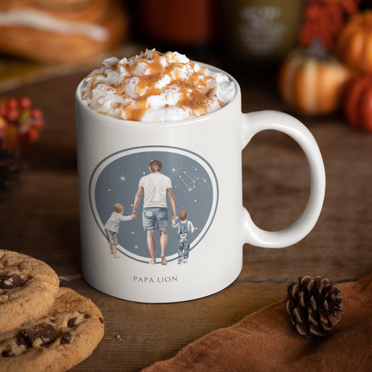 Mug Papa Lion et ses fils