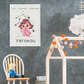 Poster Baby Girl BEIGE - Verseau