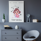 Poster Baby Girl BEIGE - Verseau