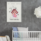 Poster Baby Girl BEIGE - Verseau